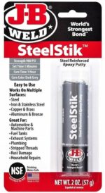 J-B WELD 8267 epoxidový tmel pro opravy kovových materiálů SteelStik ( 57g )